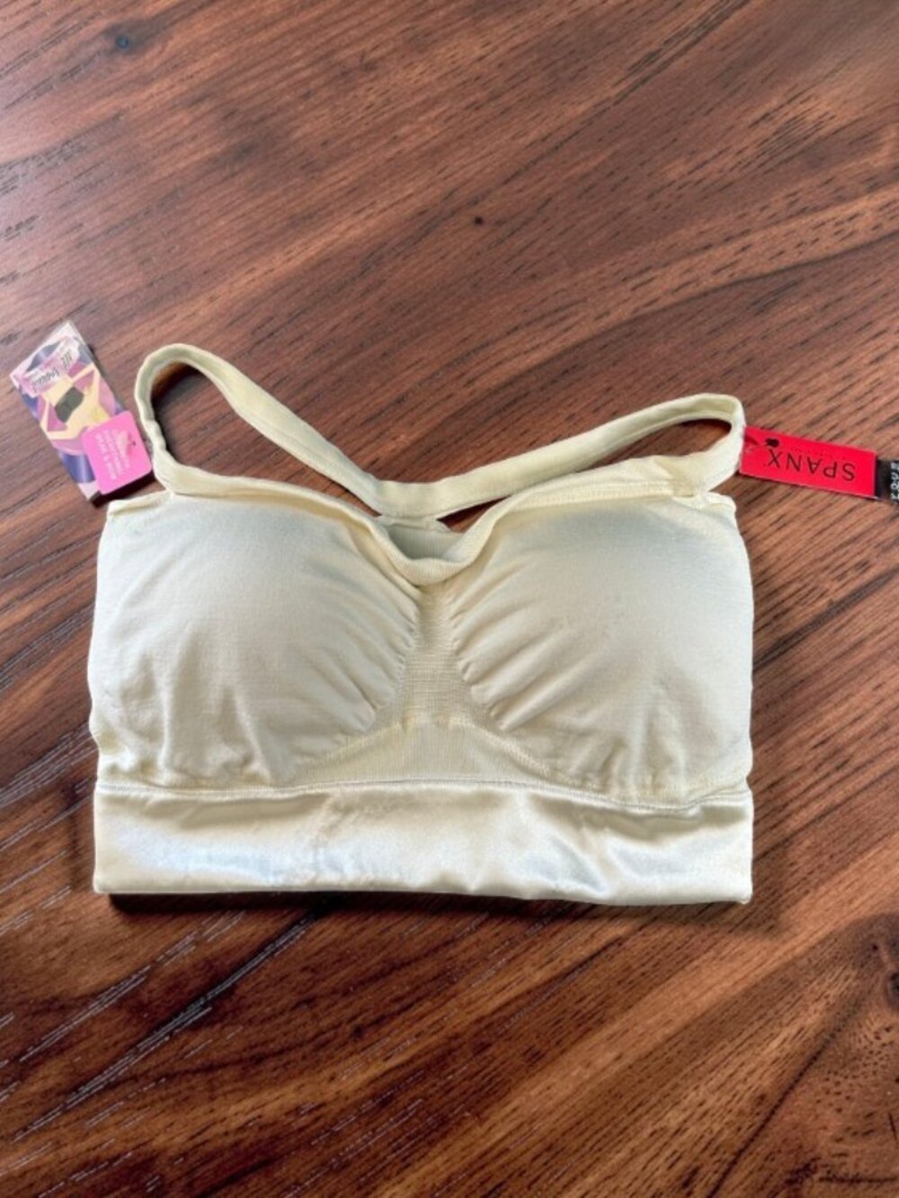SPANX All Around Convertible Longline Bandeau Cream Medium